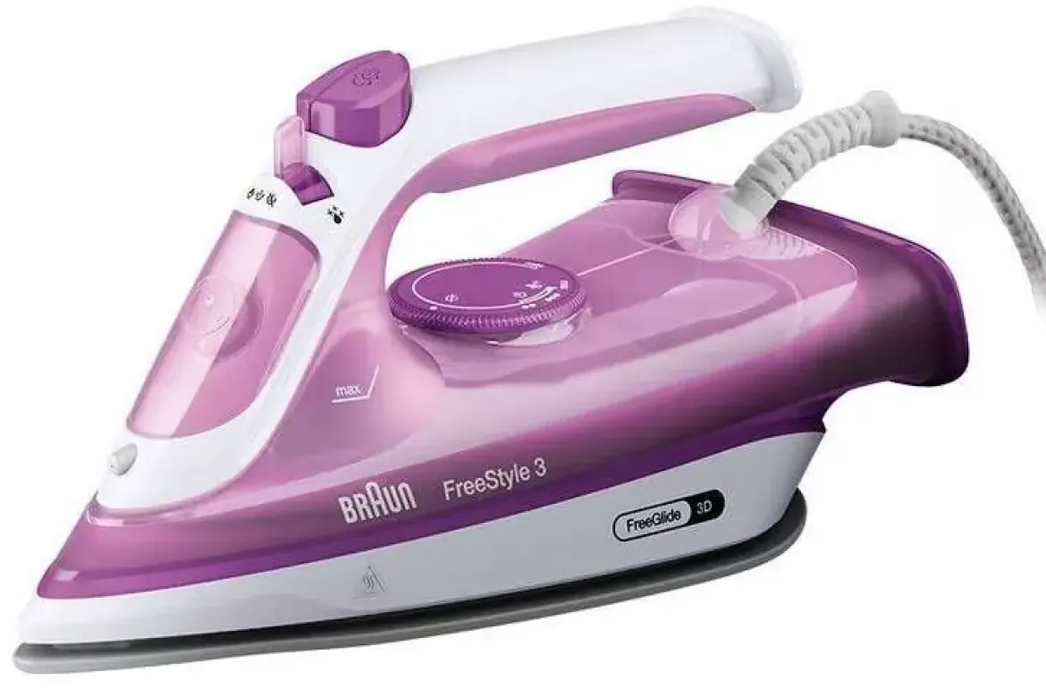 Plancha Braun 2400W Vapor SuperCeramic 3D Rosa FI3124PU