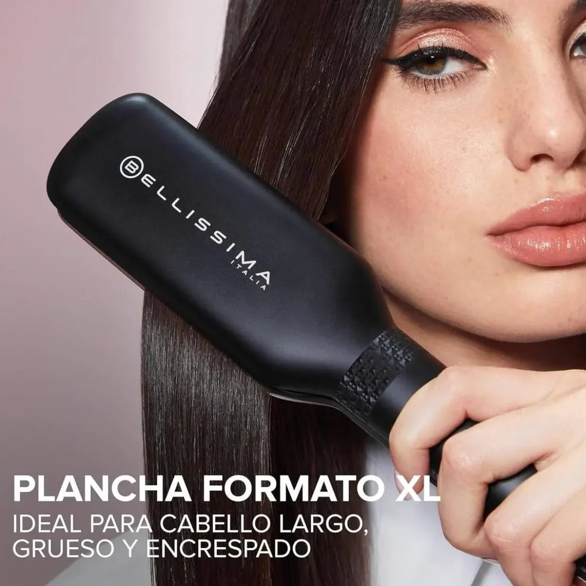 Plancha de Pelo Bellissima Creativity XL Ion 230º Placas Basculantes 11878