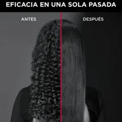 Plancha de Pelo Rowenta Liss & Curl Keratin & Shine SF466LF0