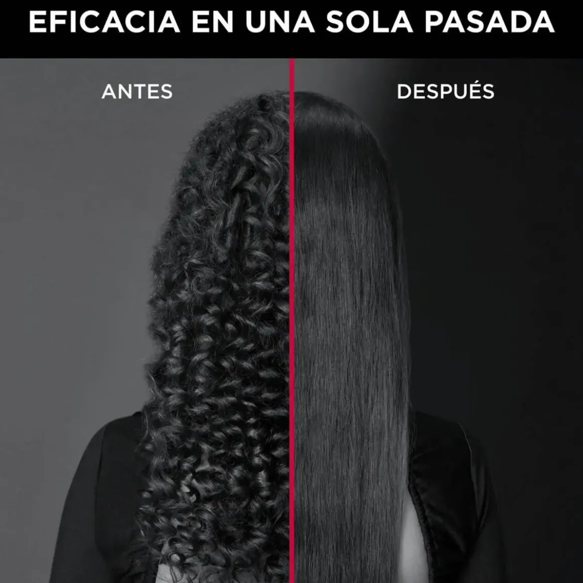 Plancha de Pelo Rowenta Liss & Curl Keratin & Shine SF466LF0