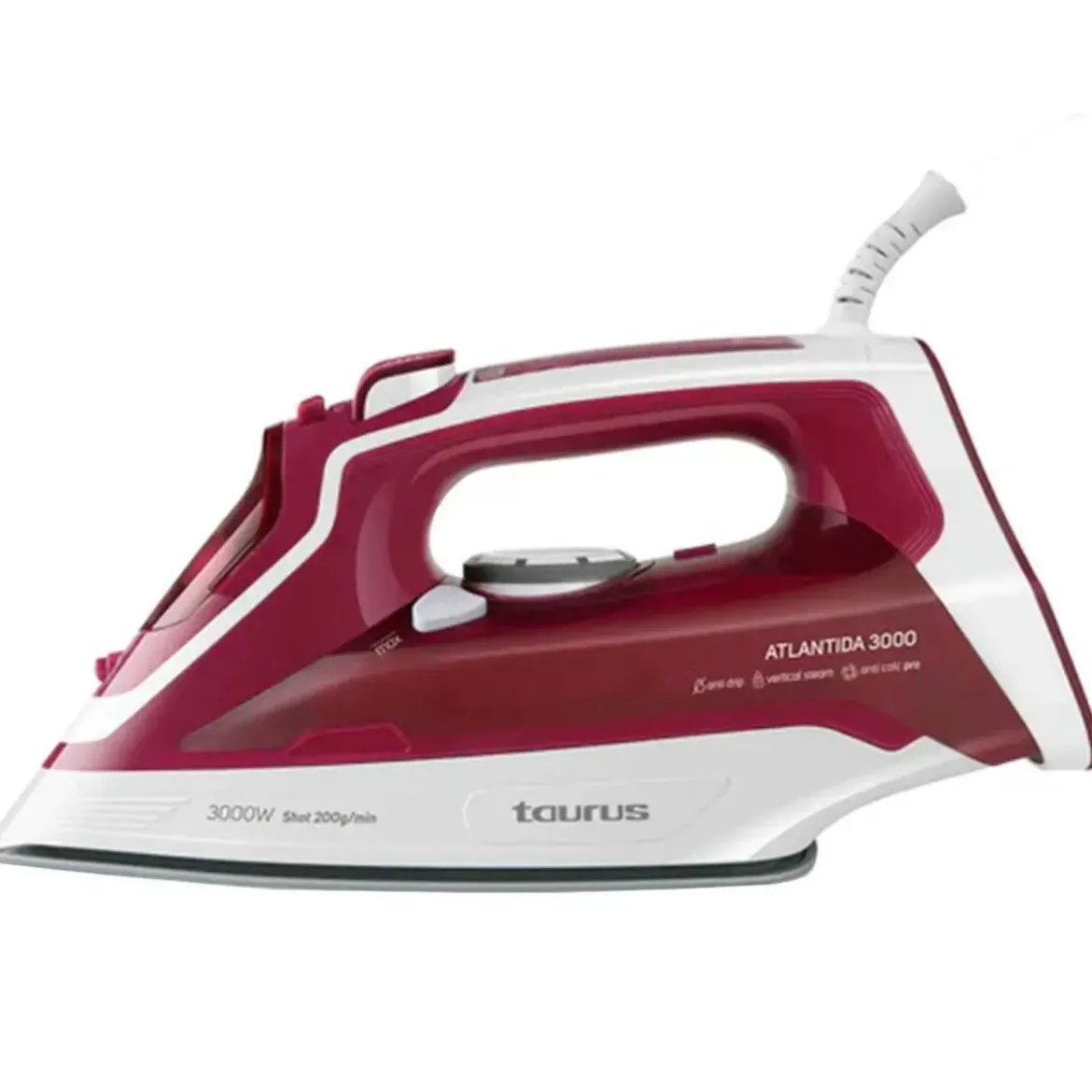 Plancha de Vapor Cerámica 3000W con Golpe Potente ATLANTIDA 3000 918979000
