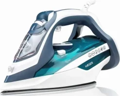 Plancha HAEGER 2800 W Blanca-Verde Agua SI280012B