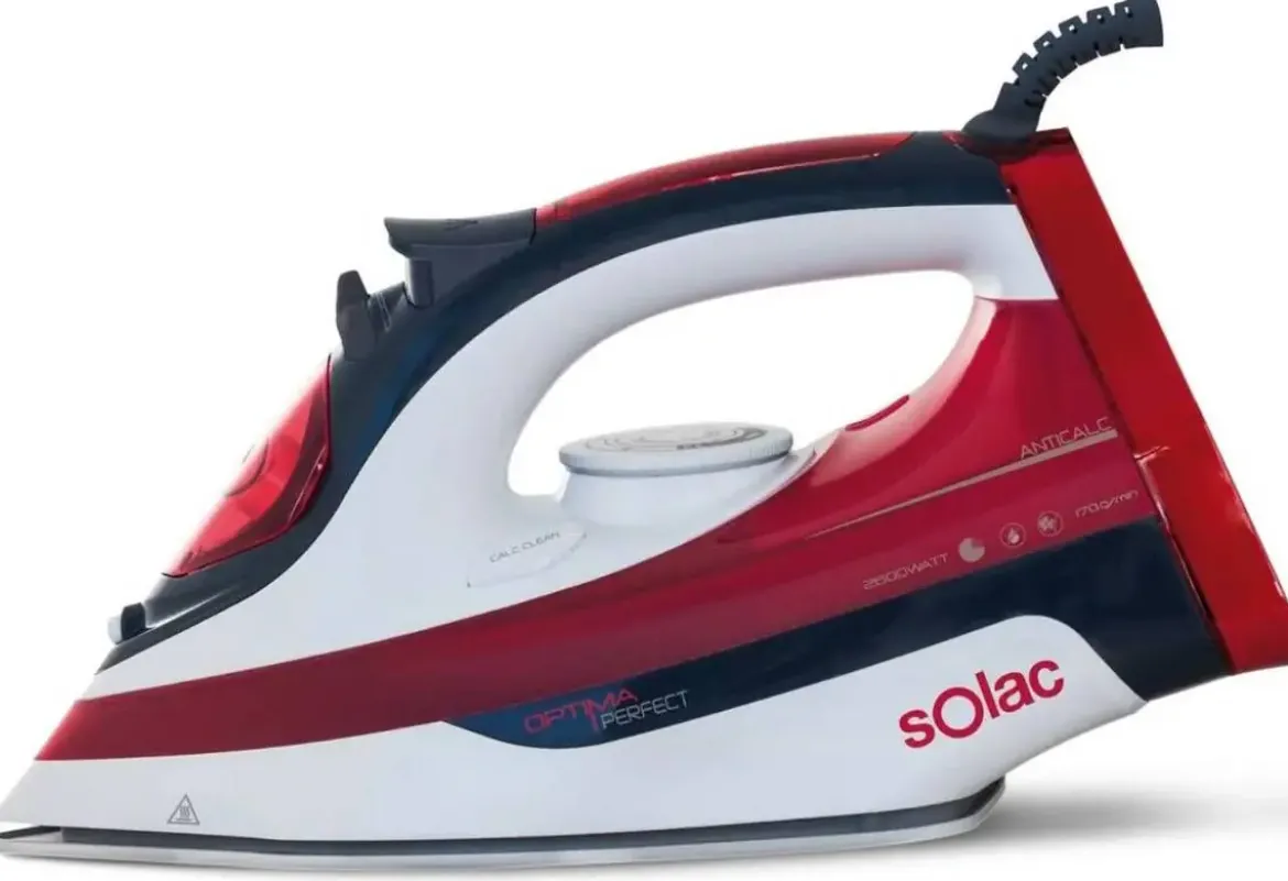 Plancha SOLAC2600 W Suela Cerámica Optima Perfect PV2014