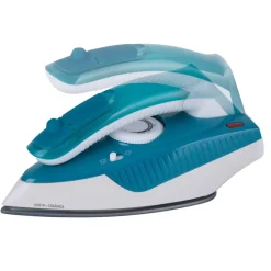 Plancha viaje JATA cerámica 1000W vapor plegable JEPL2810