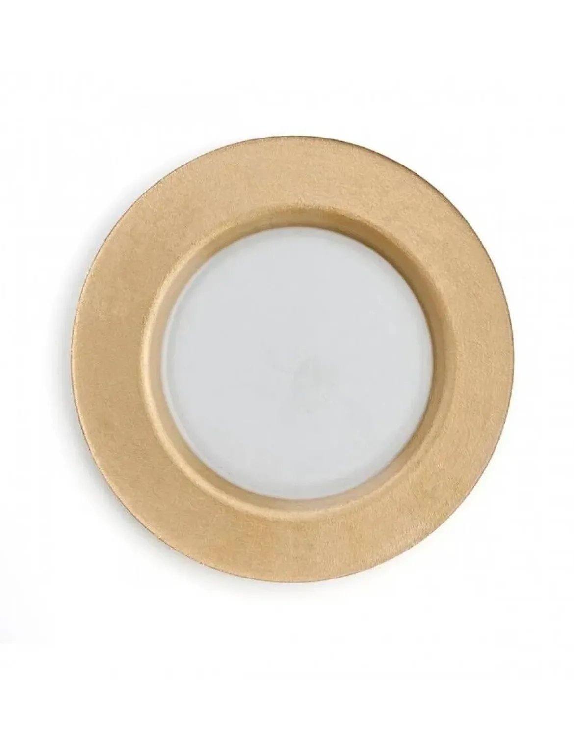 Plato de Presentación con Ala Oro Modelo Textura