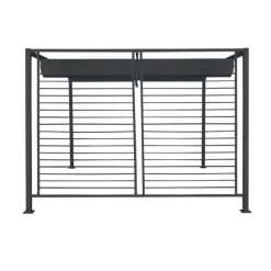 Pérgola Acero-Poliéster Color Negro MB-200828