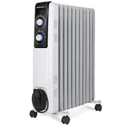 Radiador de Aceite Blanco 11 Elementos 2500 WRF 2500 ORBEGOZO