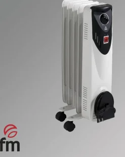 Radiador de Aceite FM 1000W 5 Elementos Especial Mesa Camilla BR10