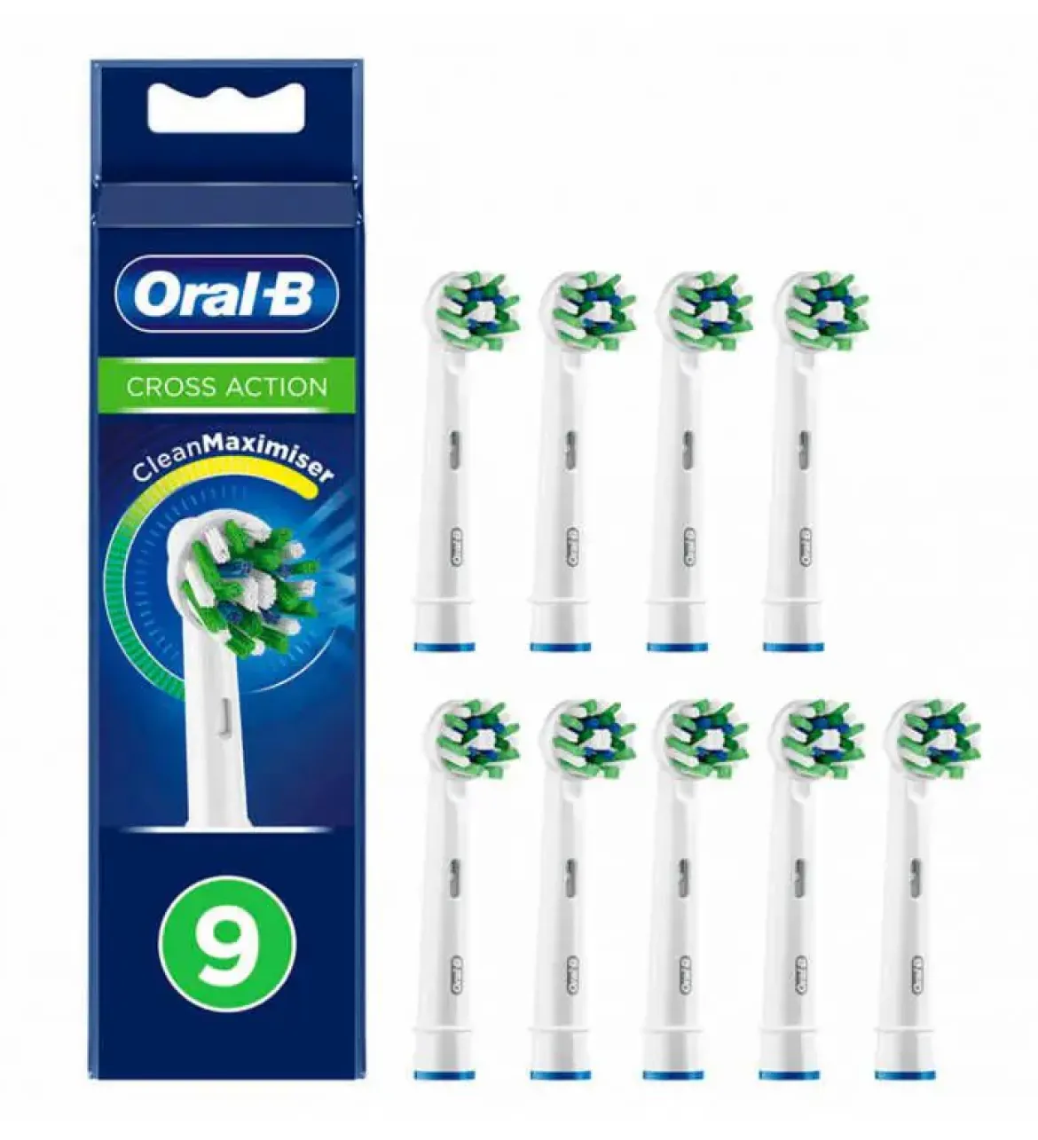Recambio de Cepillo Dental Eléctrico Oral-BBRAUN CROSS ACTION 9 EB 50-9 FFS