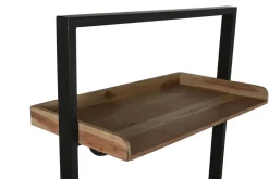 Recibidor de Madera Acacia-Metal 80x200 cm NaturalMB-214722