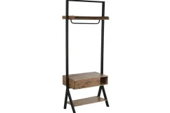 Recibidor de Madera Acacia-Metal 80x200 cm NaturalMB-214722