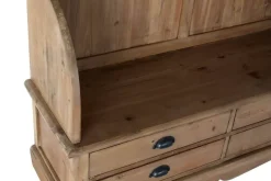 Recibidor de Pino Reciclado Natural 124 cm MB-182069