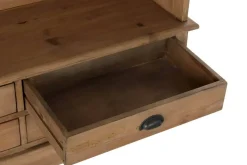 Recibidor de Pino Reciclado Natural 124 cm MB-182069