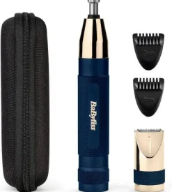 Recortadora Nariz/Orejas BaByliss Gold & Navy E112E