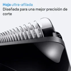 Recortadora Todo en Uno Braun Serie 3 10 en 150 min Autonomía Negra AIO3560