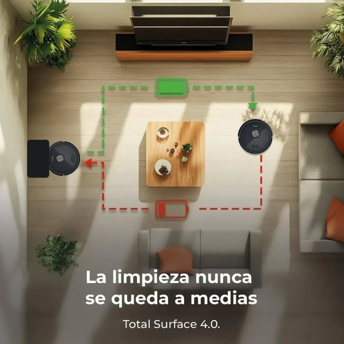 Robot Aspirador con Autovaciado y Fregado CONGA Y70 CECOTEC A01_EU01_114521
