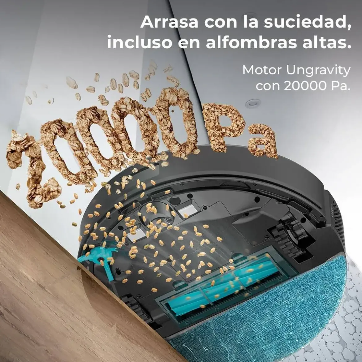 Robot Aspirador con Autovaciado y Fregado CONGA Y70 CECOTEC A01_EU01_114521