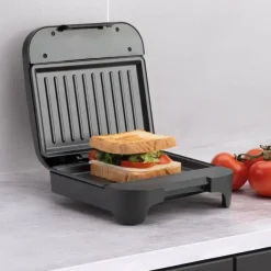 Sandwichera Eléctrica Antiadherente 750W JATA JEGR1165 BAS