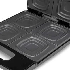 Sandwichera Eléctrica Antiadherente 1400W Acabado Inox SW7150