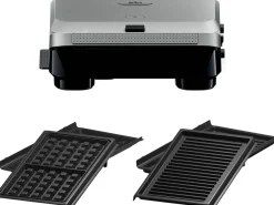 Sandwichera Grill y Gofrera 800W Placas Extraíbles BRAUN SM5006