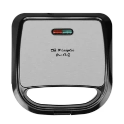 Sandwichera Inox Antiadherente con Protección de Seguridad SW6010