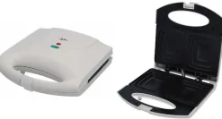 Sandwichera JATA 2 Cavidades 750W Blanca JESW1232