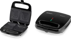 Sandwichera Orbegozo Antiadherente 700W Negra SW4910