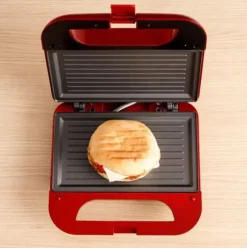 Sandwichera SOLAC 2 Cavidades Roja Buon Panini IISD5058
