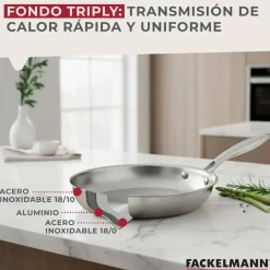 Sartén de Cocina Inox Profesional 20 cm VITA3 66269