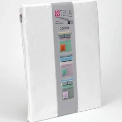 Sábana Bajera Ajustable Color Blanco Cama de 105