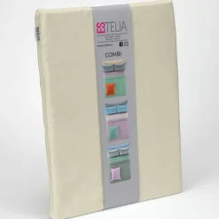 Sábana Bajera Ajustable Color Piedra Cama de 90