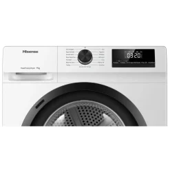 Secadora de Bomba de Calor 9 kg Clase C HISENSE DHQE900UWDC