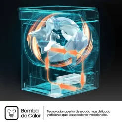 Secadora de Bomba de Calor 9 kg Clase C HISENSE DHQE900UWDC