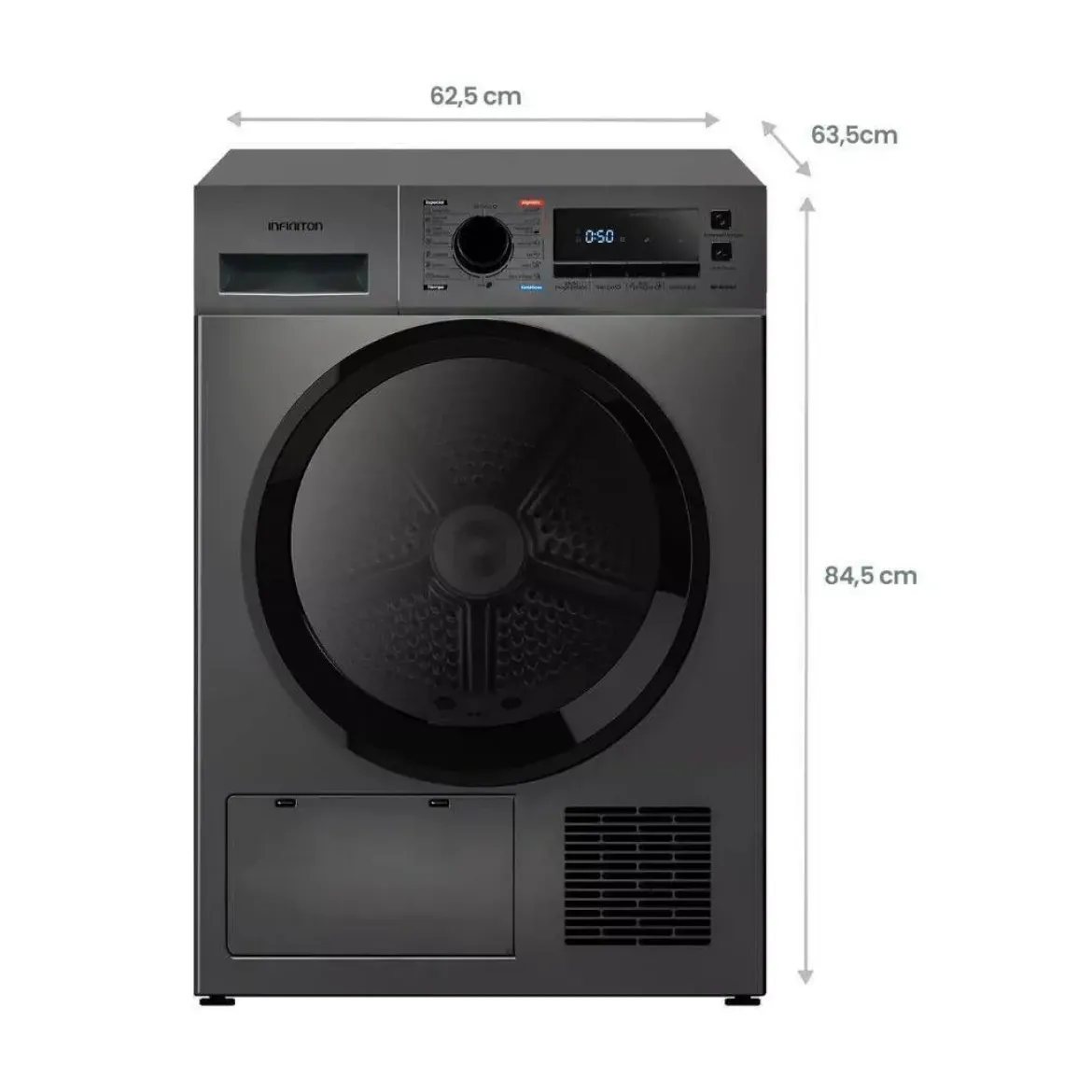 Secadora INFINITON 10kg Bomba Calor Clase E Inverter SDBC1DDX