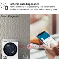 Secadora LG 10kg Bomba Calor A+++ RH10V9AV2WR