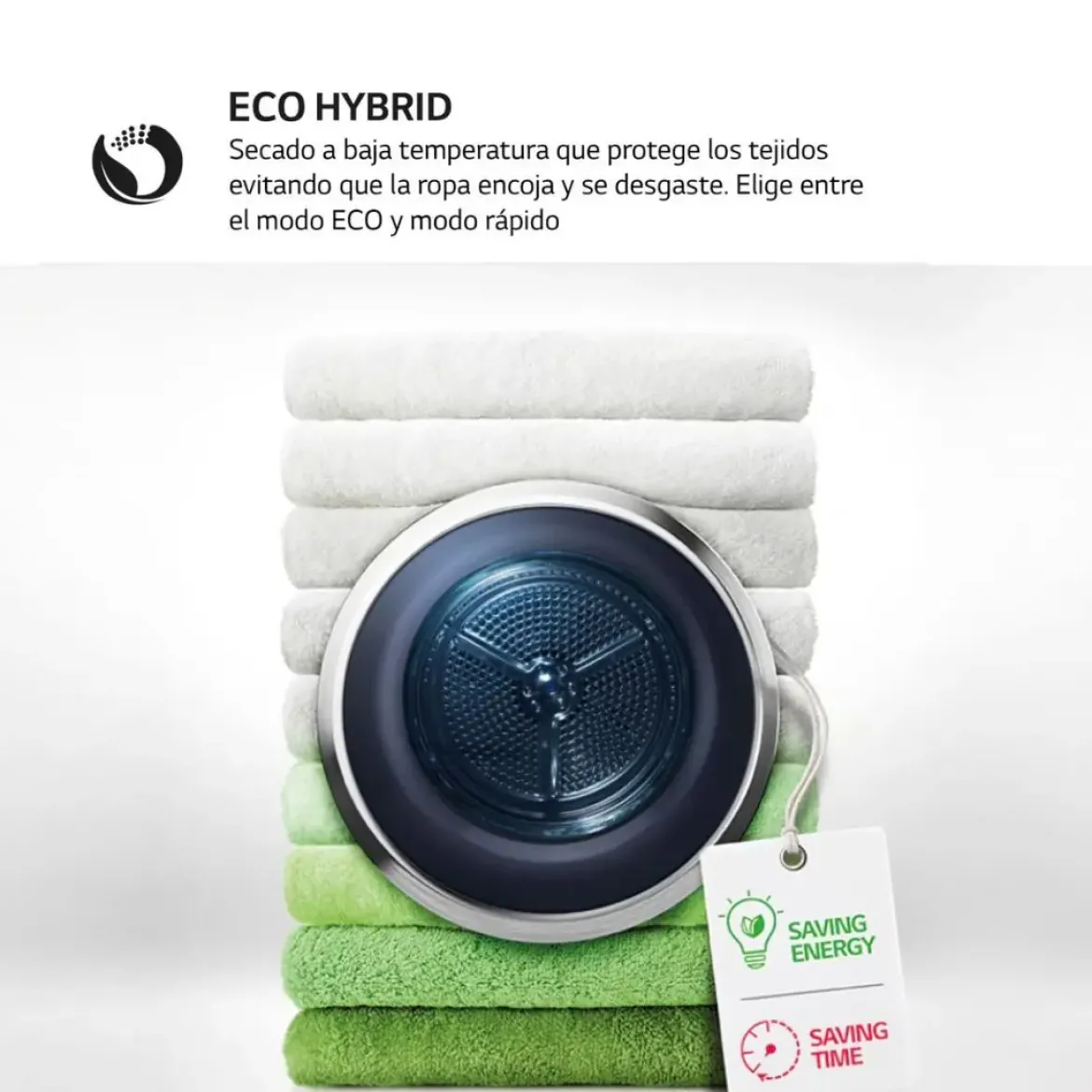 Secadora LG 10kg Bomba Calor A+++ RH10V9AV2WR