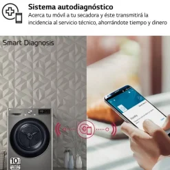 Secadora LG 9 KG Bomba de Calor A+++ RH90V9PV2N