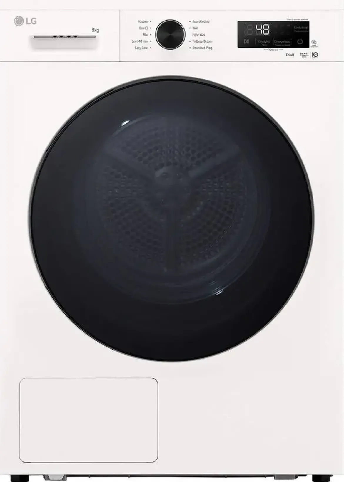 Secadora LG 9 kg con Bomba de Calor y Wi-Fi ThinQ RHX1009NWB