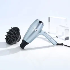 Secador Babyliss 2100W Gris Difusor Hydro Fusion D773DE