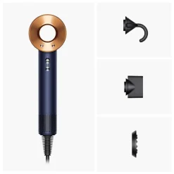 Secador de Pelo con Accesorios Dyson SUPERSONIC Blue Prussi/Rame