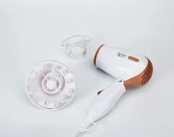 Secador de pelo JATA viaje 1200W plegable difusor blanco SC47B