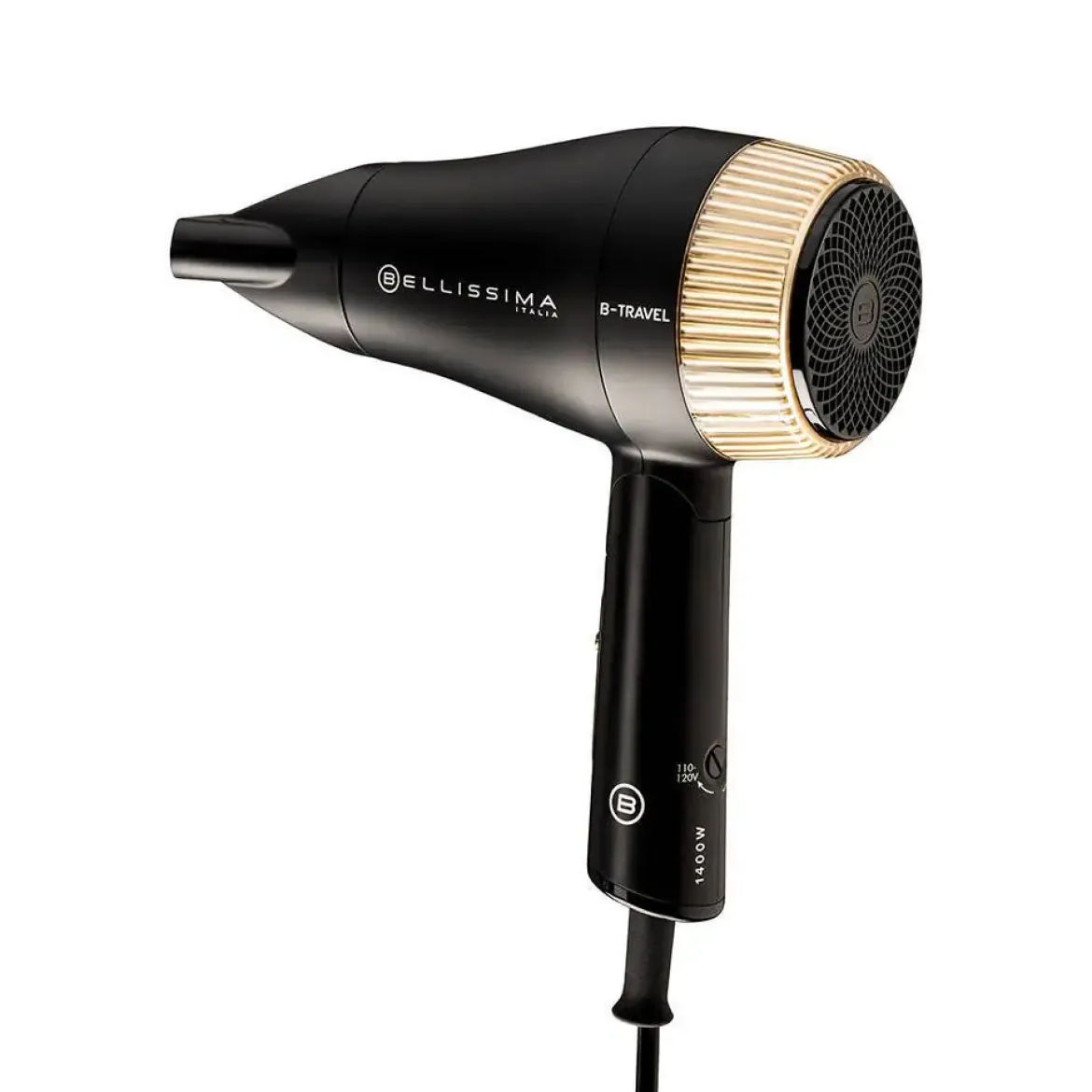 Secador de Viaje BELLISSIMA 1400W Plegable con Iones 11872