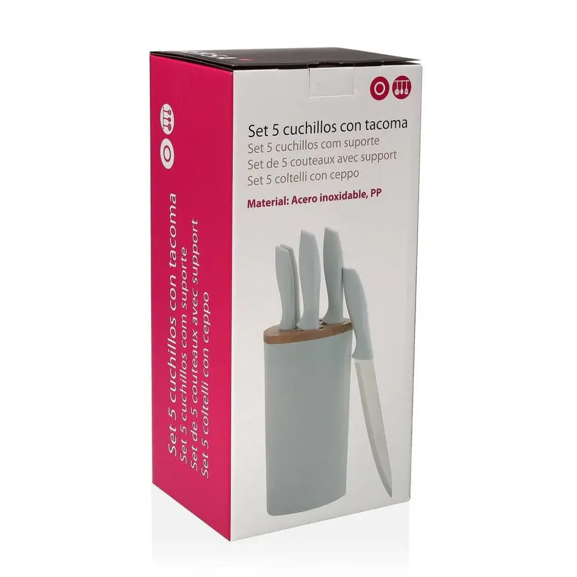 Set de 5 Cuchillos con Tacoma Gris 10400037