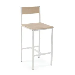 Set de Mesa con 2 Taburetes Madera y Metal 20880137
