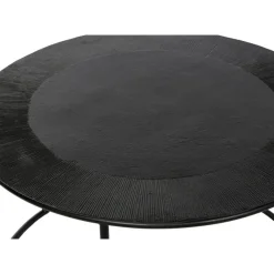 Set de 2 Mesas Auxiliares de Metal Color Negro MB-207540