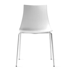 Silla de Cocina Apilable en Policarbonato Blanco YANKY