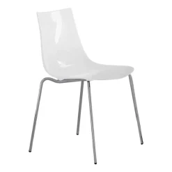 Silla de Cocina Apilable en Policarbonato Blanco YANKY