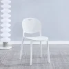 Silla de Cocina color Blanco con Respaldo Redondo JANSEN