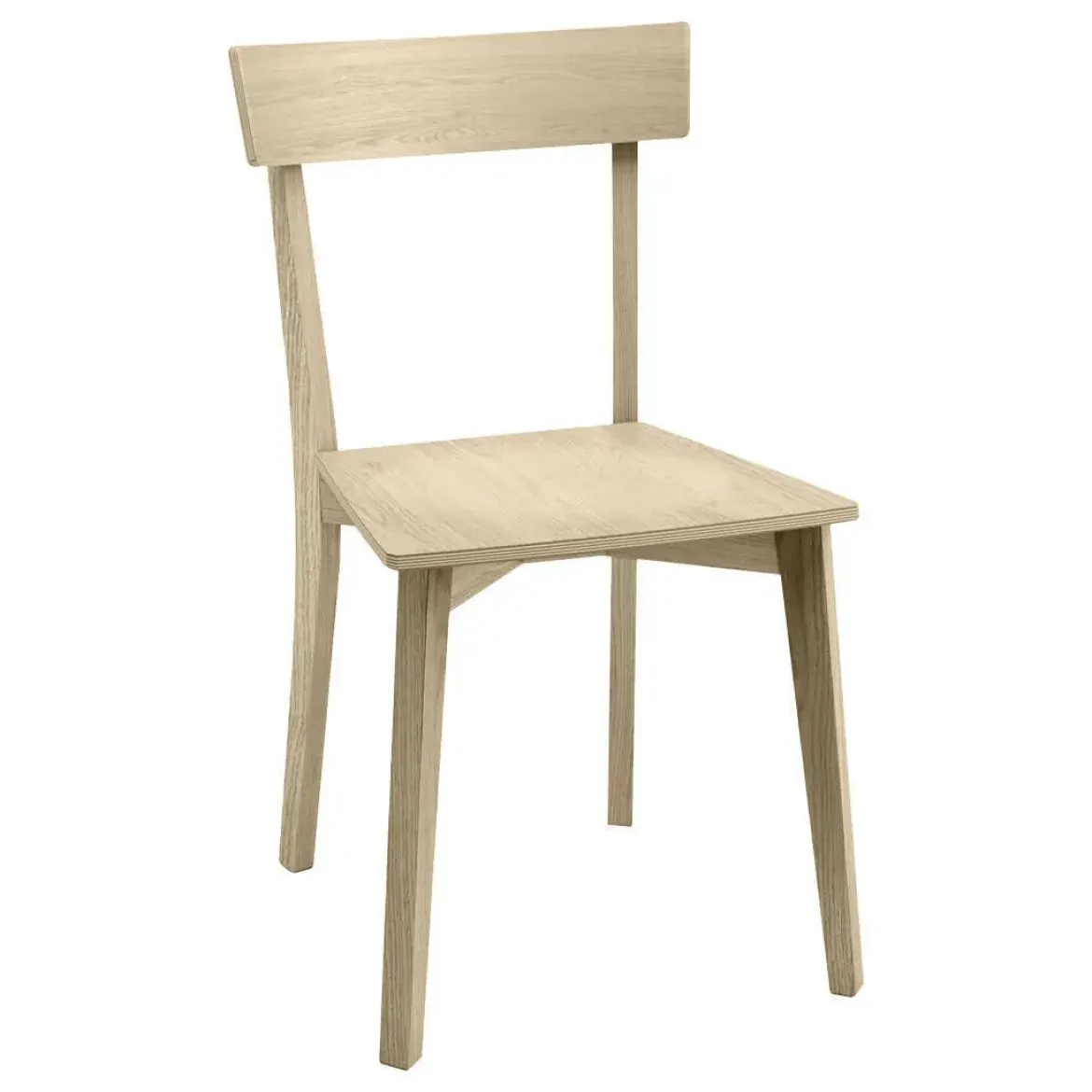 Silla de Cocina con Patas y Asiento de Madera AMALFI