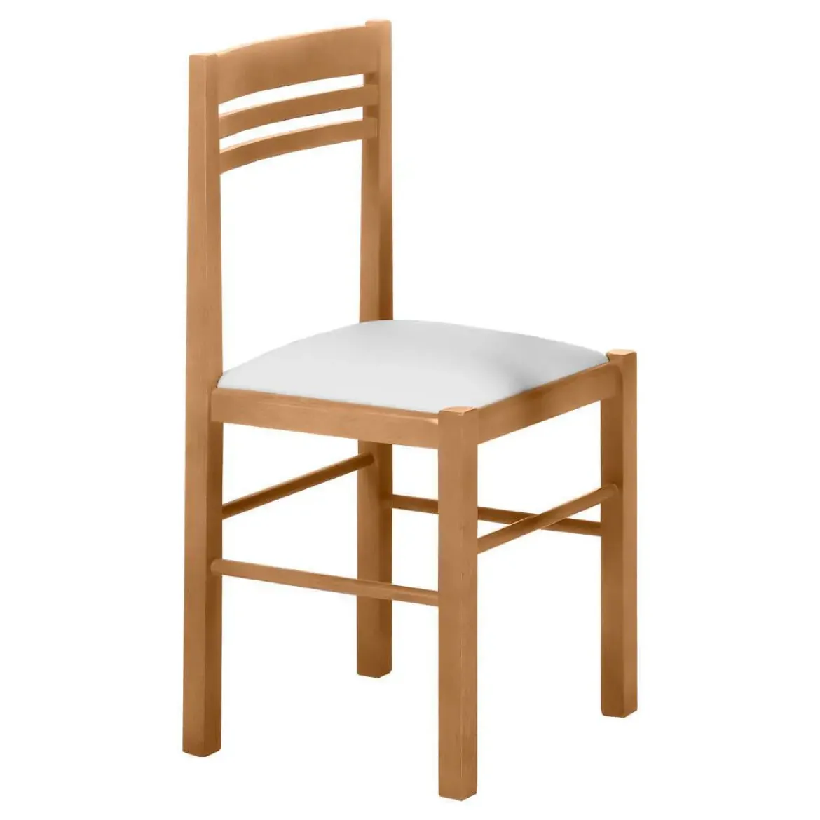 Silla de Cocina de Madera con Asiento Tapizado 557